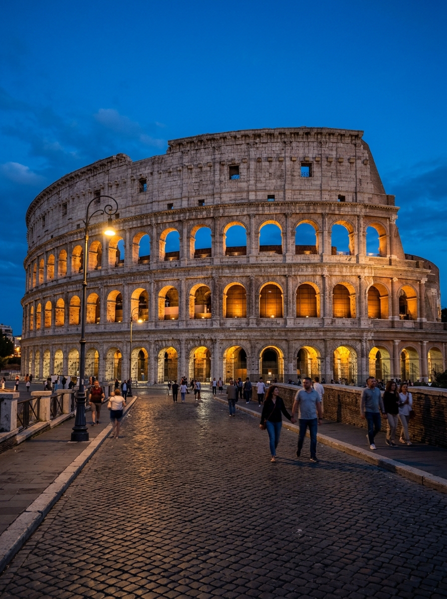 Colosseum Illuminated, Rome